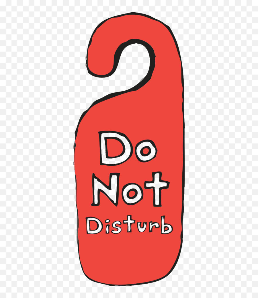 Free Do Not Disturb Hand Drawn Png With - Dibujo Cartel De No Molestar,Do Not Sign Png