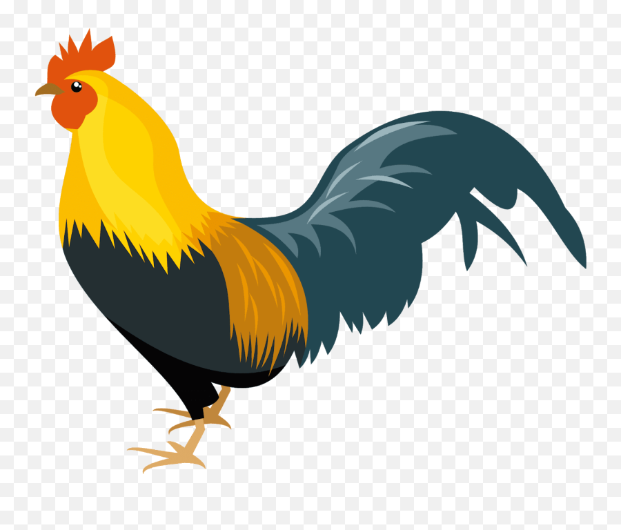 Comb Vector Png - Rooster Clip Art,Chicken Icon Vector