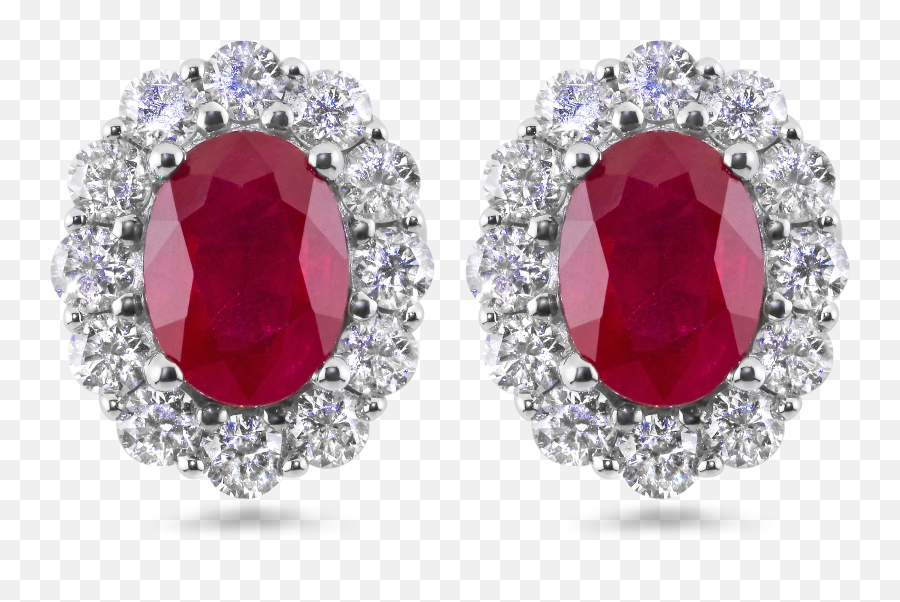 Diamond Pictures V55 Png U3084144305 - Red Diamond Earrings,Diamond Earring Png
