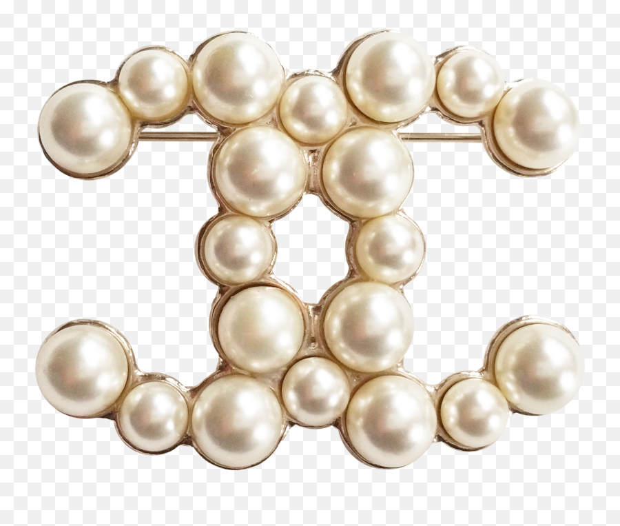 Chanel Cc Bubble Pearl Brooch As Seen - Chanel Bubble Pearl Brooch Png,Rihanna Transparent Background