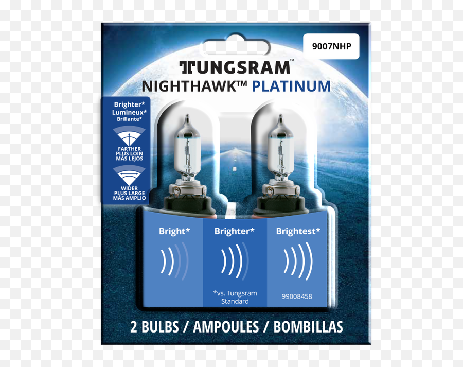 Tungsram 9007 Nighthawk Platinum - Compact Fluorescent Lamp Png,Platinum Cats Vs Dogs Icon