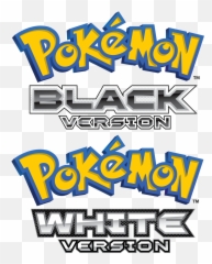 Pokemon Black And White Logo - LogoDix png