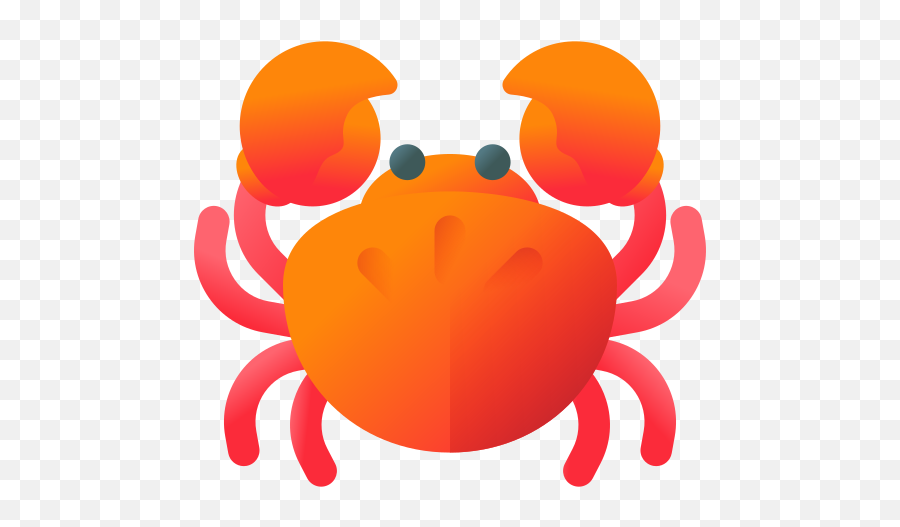 Crab - Happy Png,Hermit Crab Flat Icon