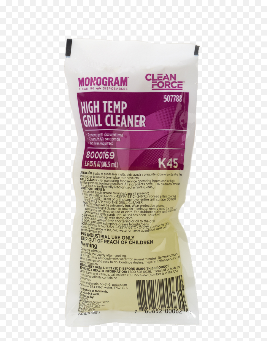 Monogram Clean Force High - Hi Temp Grill Cleaner Png,No Rinse Icon