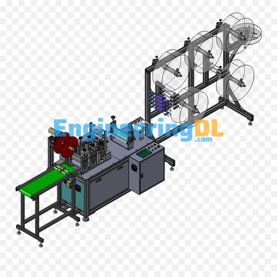 Kn95 Servo Motor Version Vertical Out Punching Machine 3d - Vertical Png,Solidworks Filter Icon