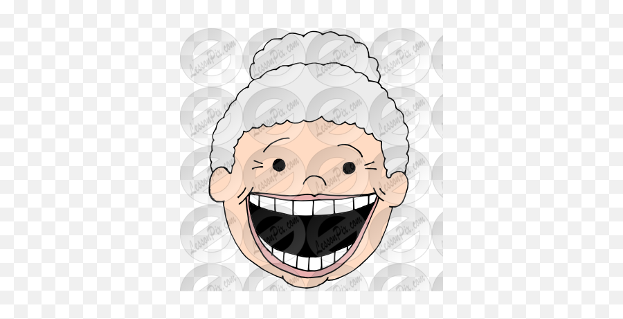 Lessonpix Mobile - Cartoon Png,Old Lady Png