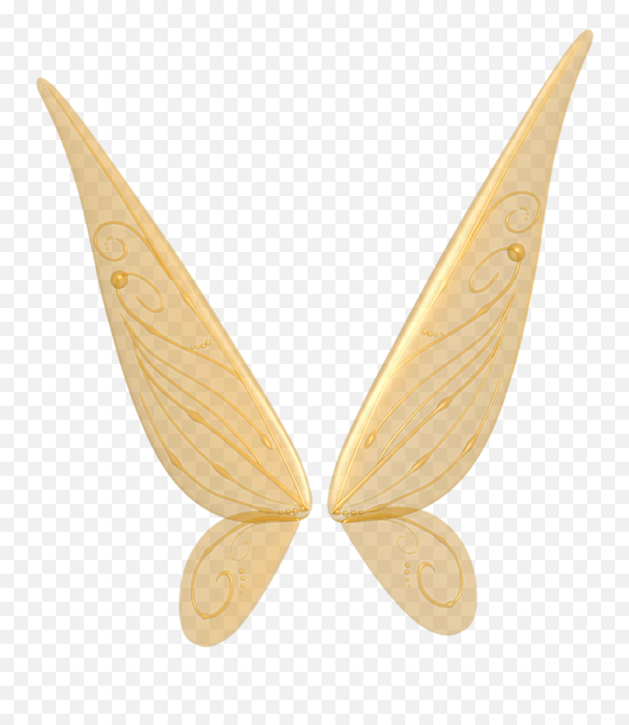 Tinker Bell Wings Transparent Png - Tinker Bell Wings Png,Gold Wings Png