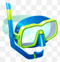 Snorkel Diving Mask Png Image Free - High quality For Transparent Clipart