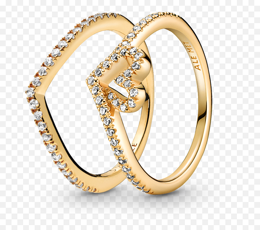 Stacking And Layering With Rings Pandora Style - Pandora Wishbone Ring Good Png,Two Infinity Stack Icon