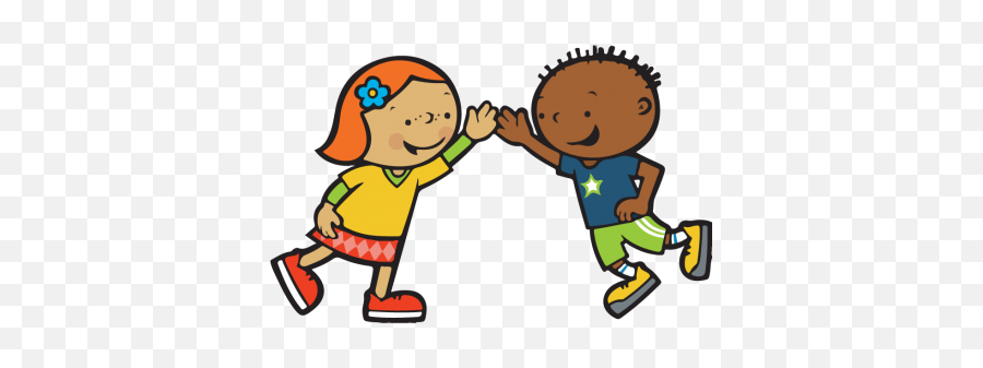 Welcome To The High Five Crew - Caring Clipart Of Kids Png,High Five Png