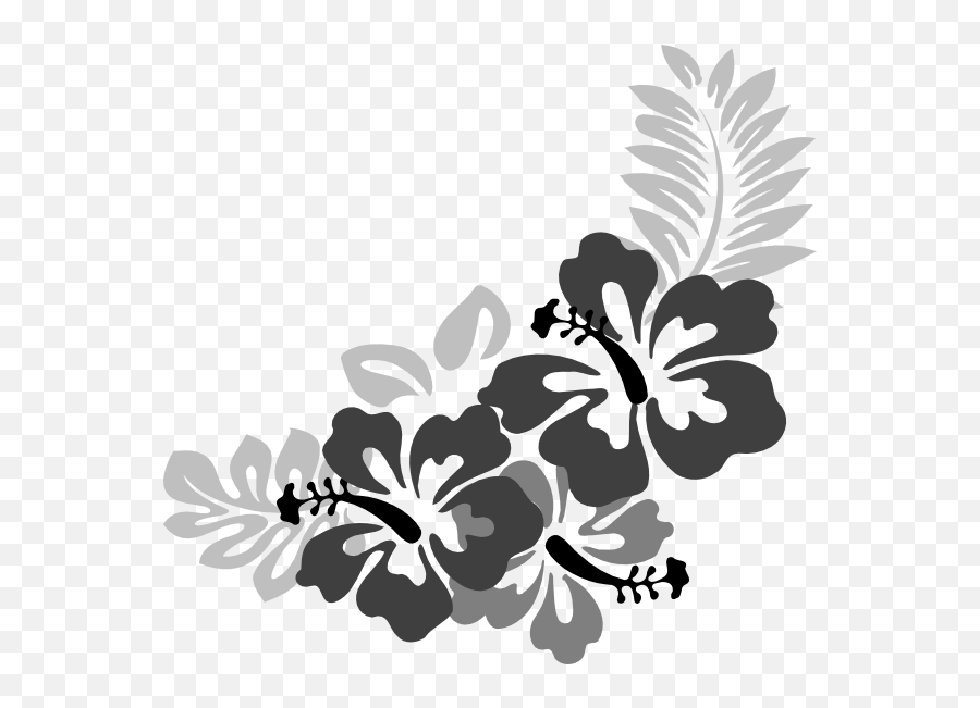 Hibiscus Clipart Png In This 13 Piece Svg - Tropical Clipart,Hibiscus Icon