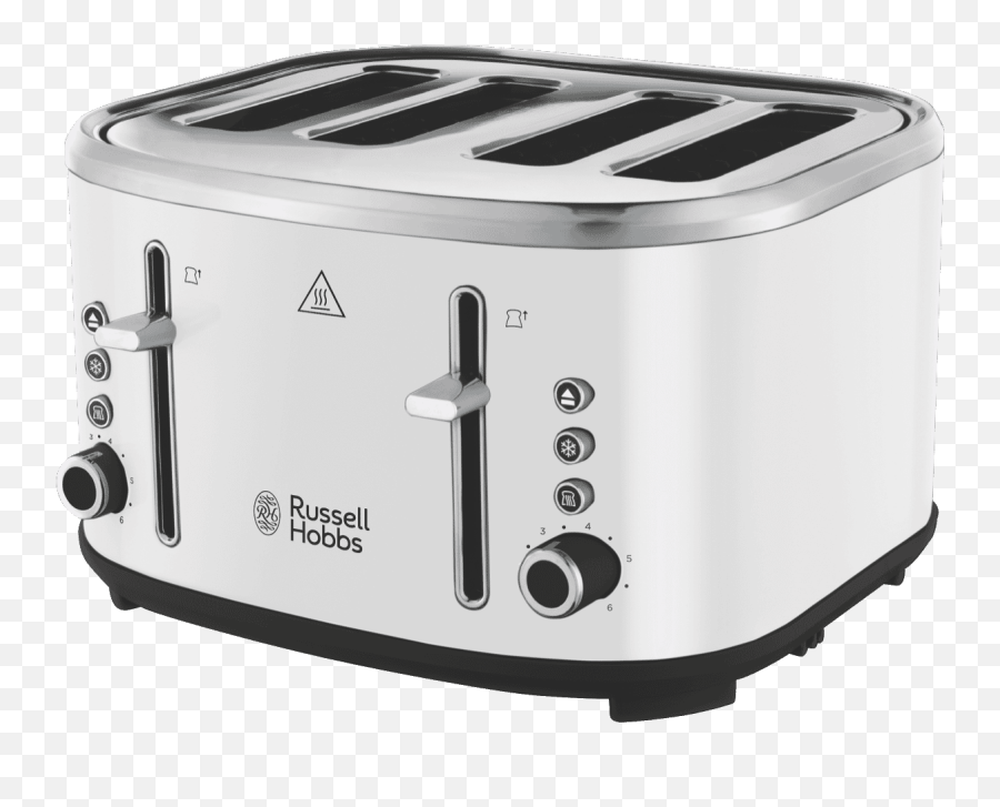 Details About New Russell Hobbs Rht445whi Legacy 4 Slice Toaster - White Russell Hobbs Bubble Toaster Png,Toaster Transparent Background