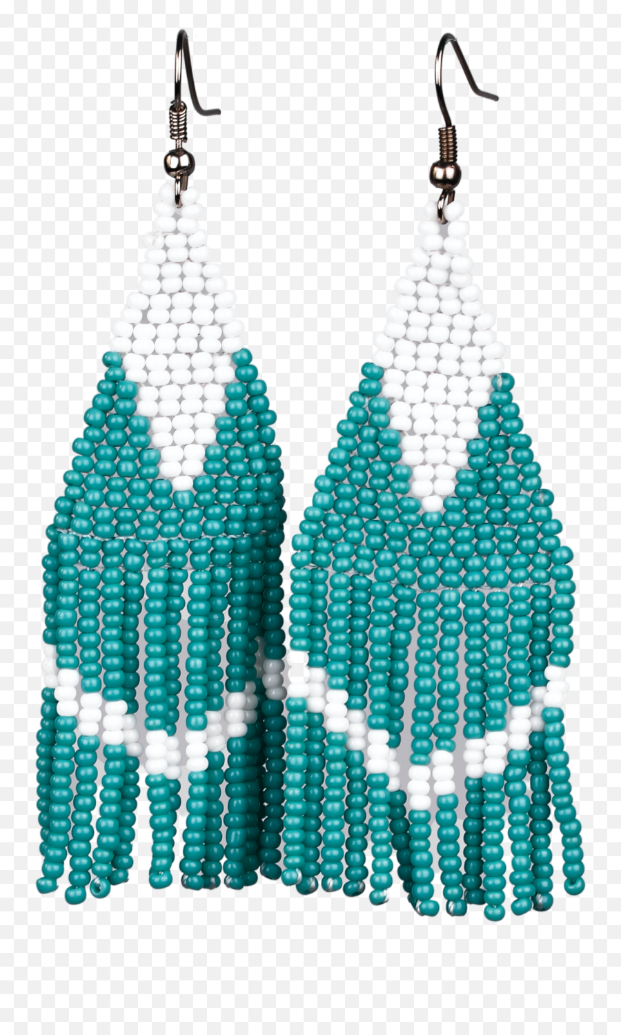 Handmade Glass Bead Guatemalan Earrings - Open Sky Png,Virgin Mary Icon Beads Patterns