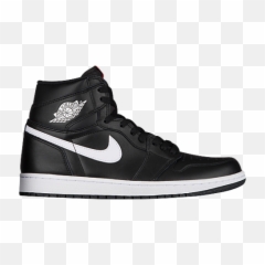 Jordan Shoes - Wear Black Jordan 1 With Jeans Png,Jordans Png