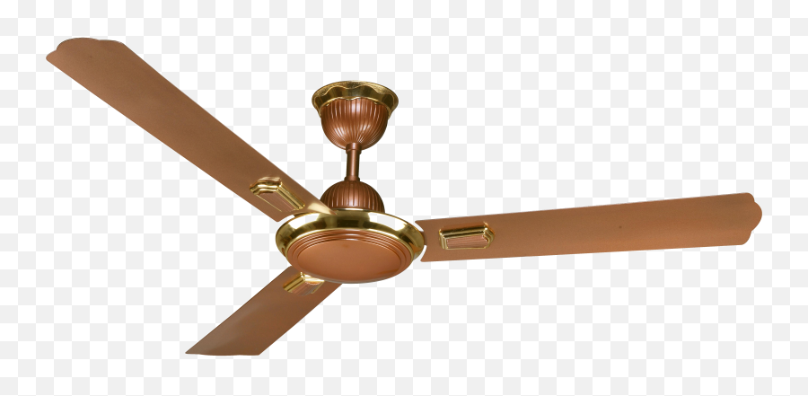 Electrical Ceiling Fan Png Hd - Ceiling Fan Golden Colour,Electrical Png