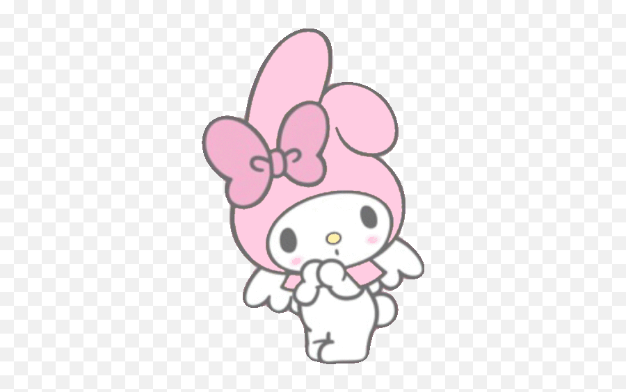 Softcore Angelcore Kawaii Cute Mymelody - Melody Hello Kitty Png,My Melody Transparent
