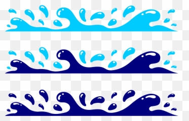 Library Of Fish Splash Picture Black And White Png Files - Water Drops Clipart Splash,Blue Splash Png