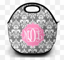Damask Lunch Tote Png 2 - Sassy Southern Gals Illustration