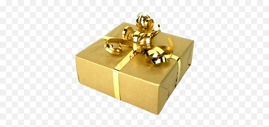 10 Psd Christmas Present Images - Gold Wrapped Christmas Golden Gifts Box Png,Christmas Present Transparent