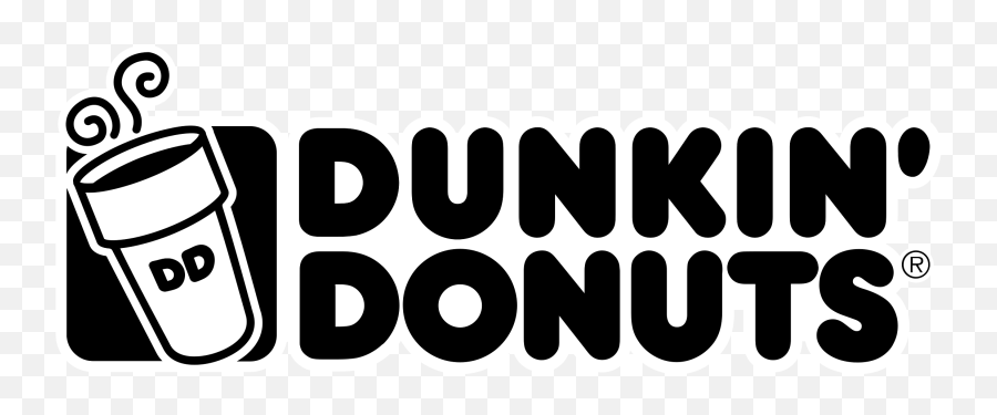 Dunkin Donuts Logo - Black Dunkin Donuts Logo Png,Dunkin Donuts Logo Png