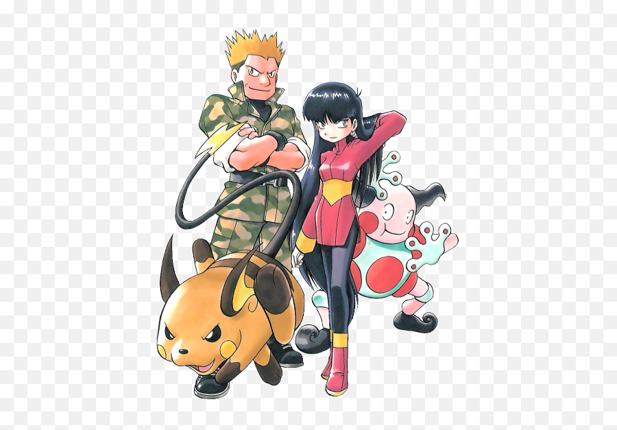 Transparent Sabrina Pokemon Adventures Raichu Mr Mime Lt - Lt Surge And Sabrina Png,Raichu Png