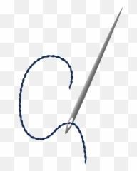 Needle - Sewing With Thread Png Clipart Full Size Draw And