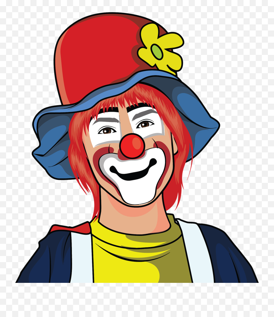 Free Image - Boy Cartoon Clown Comic In 2020 Circus Joker Images Hd Png,Clown Face Png