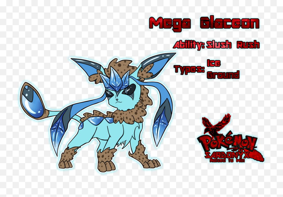 Mega Glaceon Has Won The Poll - Poison Pokemon To Draw Png,Glaceon Png