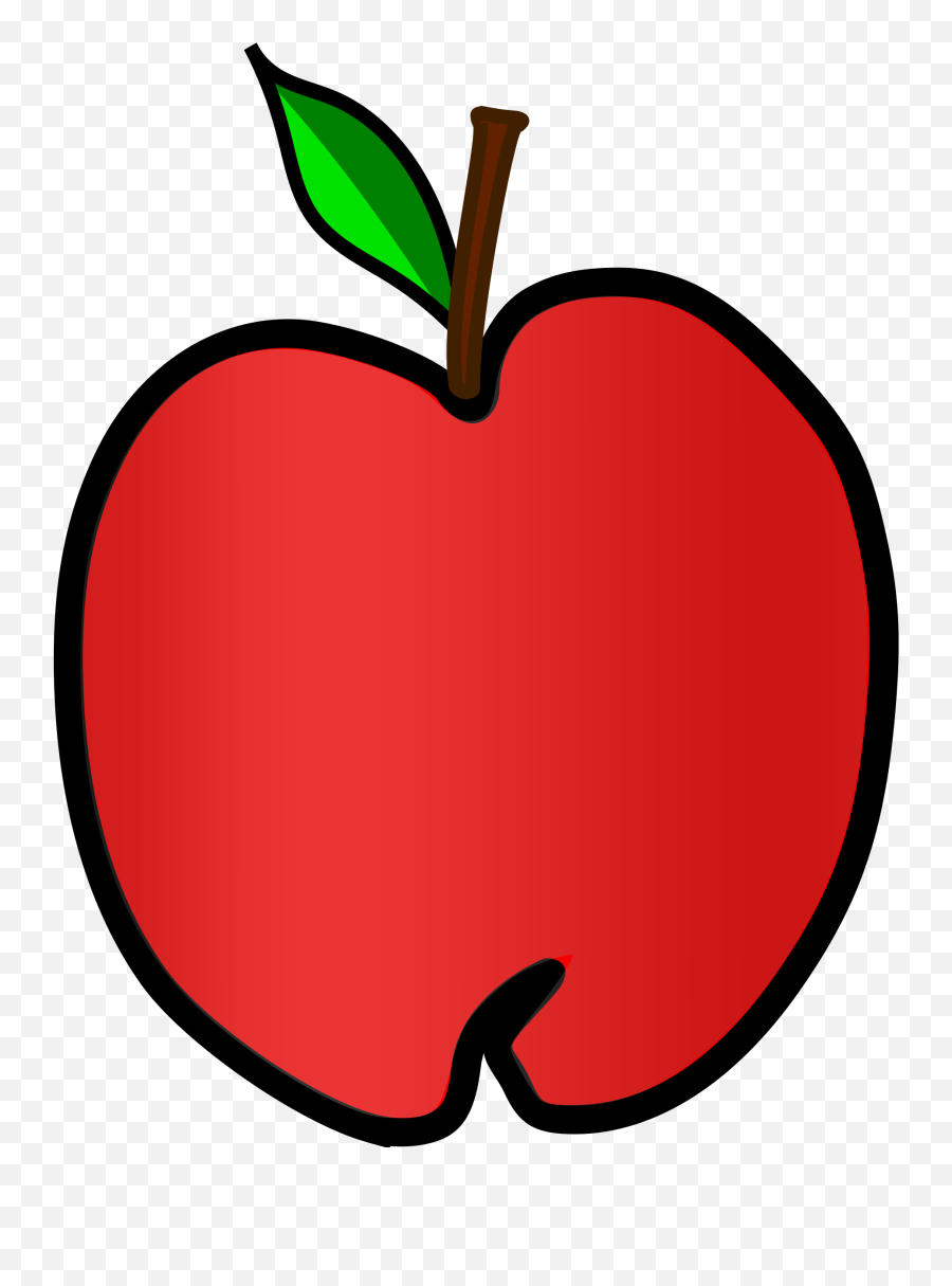 Download Hd Teacher Apple Clipart - Cute Apple Clipart Png,Manzana Png