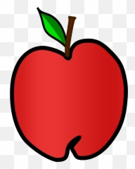 Download Hd Teacher Apple Clipart - Cute Apple Clipart Png,Manzana Png
