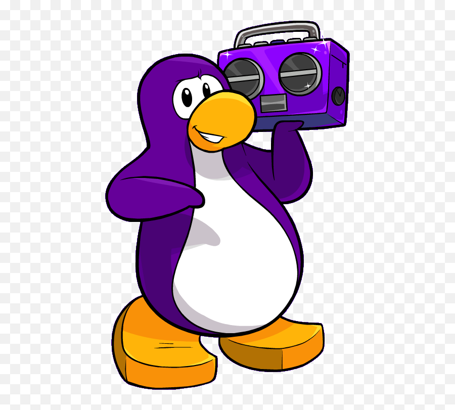 Purple Penguin Of 2012 - Club Penguin Penguin 2012 Png,Club Penguin Png