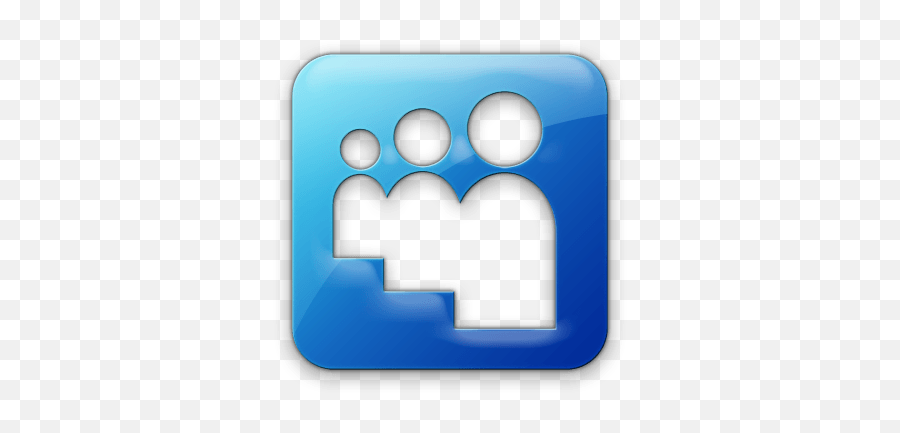 3 Blue Person Logo - Logo Blue Square White People Png,Person Logo