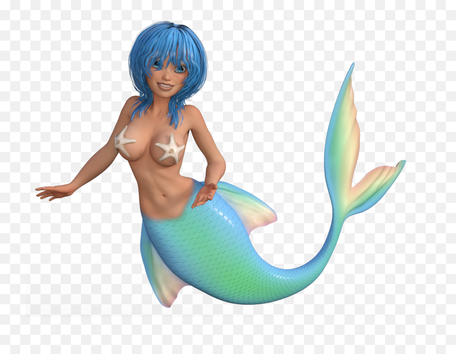 Mermaid Png Images 40png Snipstock - Do Mermaids Use Starfish As Bras,Mermaid Png