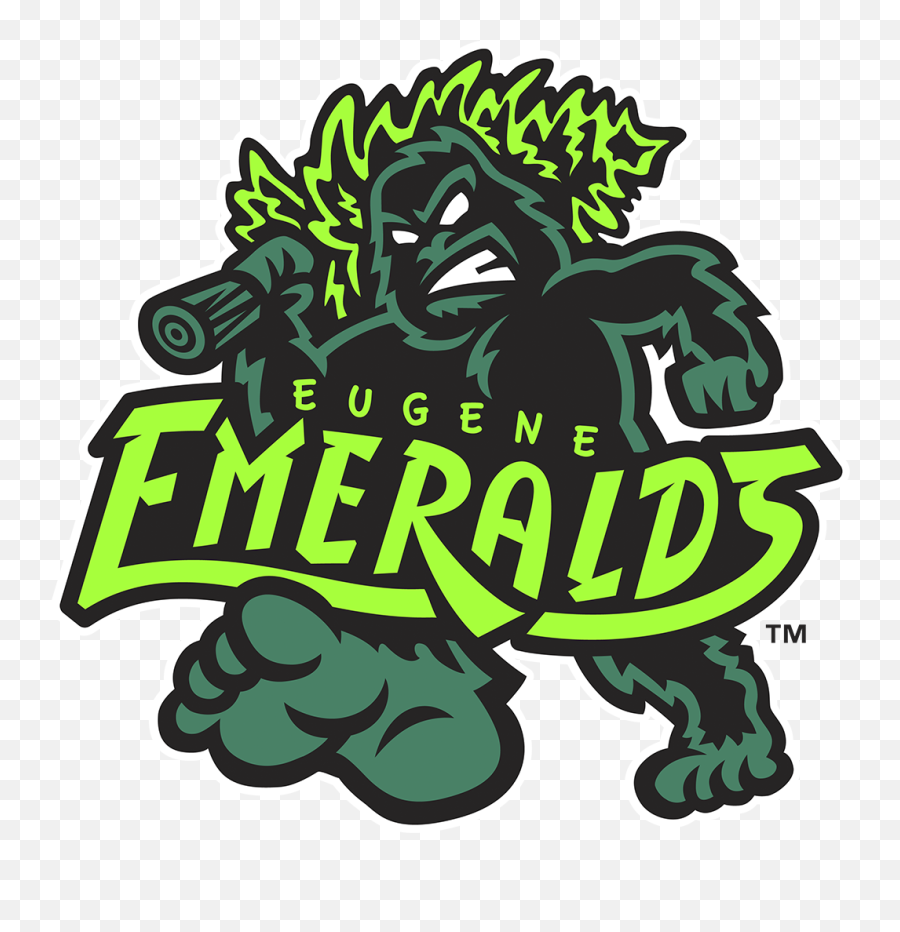 Meaning Eugene Emeralds Logo And Symbol History Evolution - Eugene Emeralds Logo Png,Indians Baseball Logo