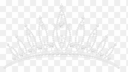 Diamond Tiara Png Clipart Picture - Transparent Transparent Background Tiara Png,White Crown Png