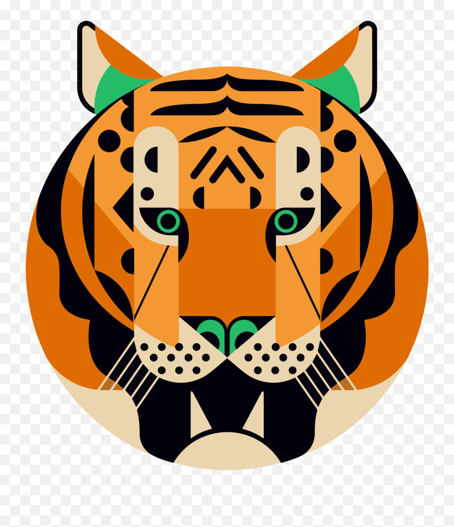 Strength Shaman Logo - Owen Davey Tiger Illustration Png,Tiger Scratch Png