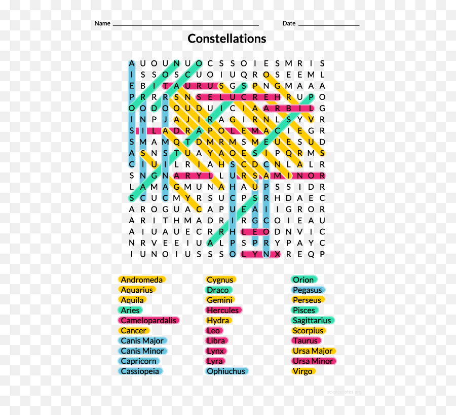 Constellation Png - French Revolution 1789 Word Search Answers,Constellation Png