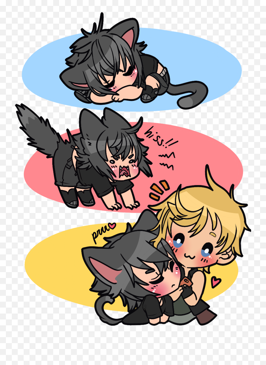 Download Noctis Lucis Caelum Black Kitty Cat Unlucky Kitten - Noctis Lucis Caelum Evil Png,Noctis Png