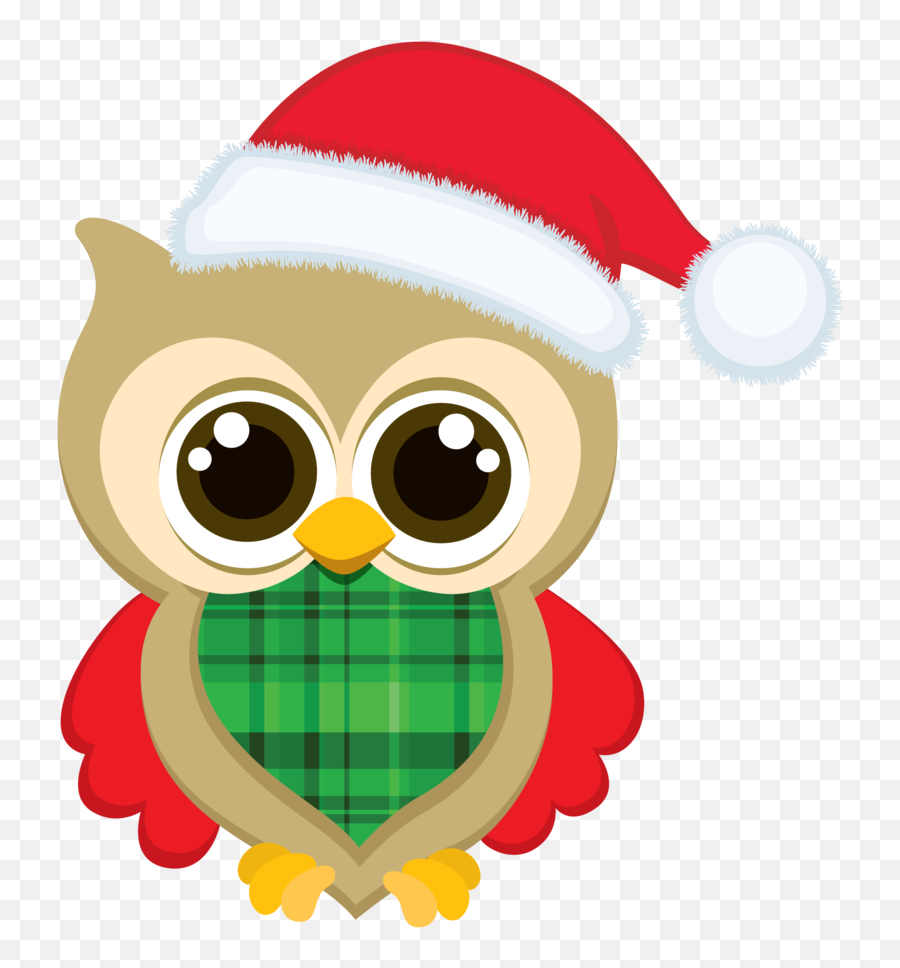 Download Christmas Bird Clipart Svg Royalty Free Stock - Christmas Owl Clipart Png,Owl Clipart Png
