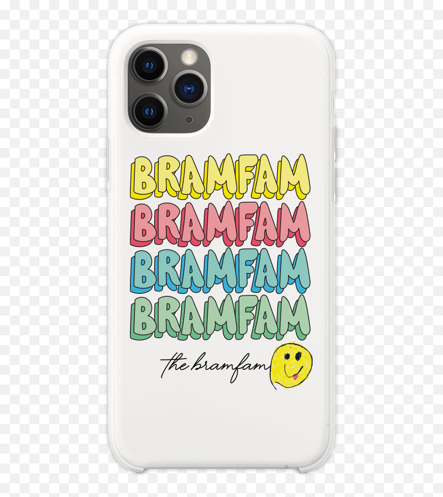 Bramfam White Phone Case - Mobile Phone Case Png,White Phone Png