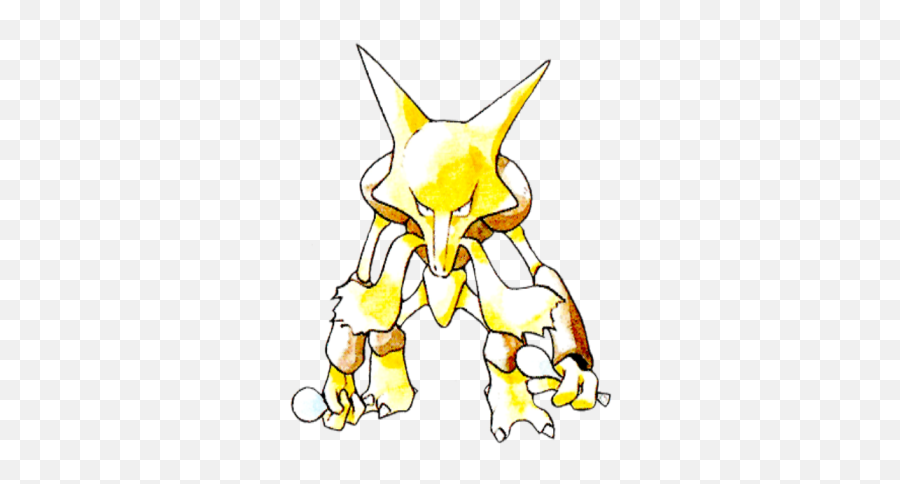 Ken Sugimoriu0027s Alakazam - Roblox Alakazam Ken Sugimori Png,Alakazam Png