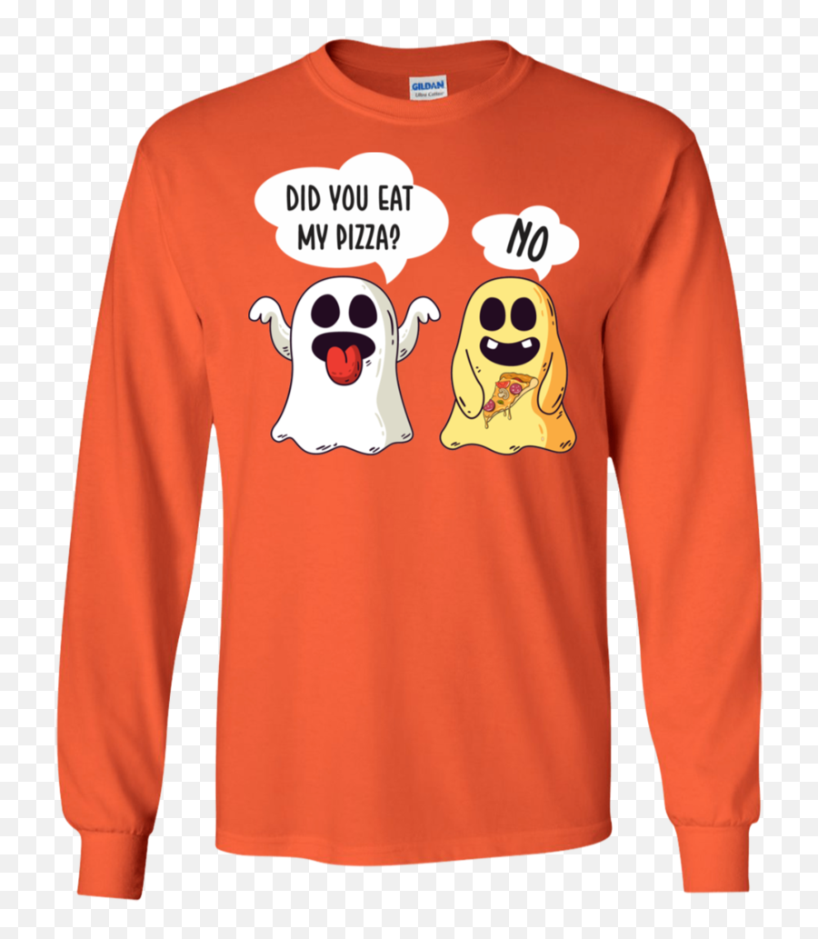 Funny Halloween Shirt Adult Cute Ghost Pizza - Texas Longhorn Shirts Funny Png,Cute Ghost Png