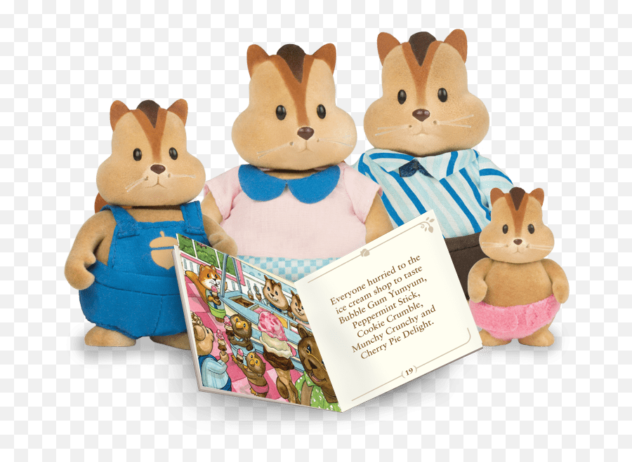 Download Lil Woodzeez Family - Li L Woodzeez The Scampers Png,Chipmunk Png