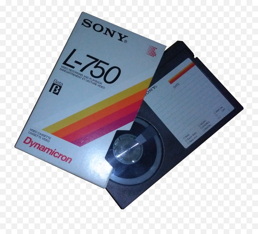 Sony Betamax Cassette L - Betamax Png,Cassette Png