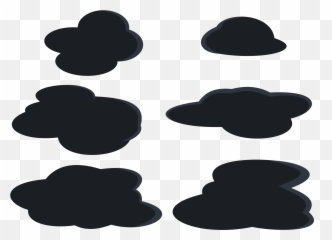 Clouds Png Images - Cute Thanksgiving Clipart Image Halloween Cloud Silhouette Png