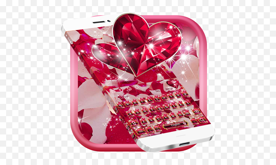 Diamond Heart Rose Keyboard U2013 Leikir Á Google Play - Heart Png,Diamond Heart Png