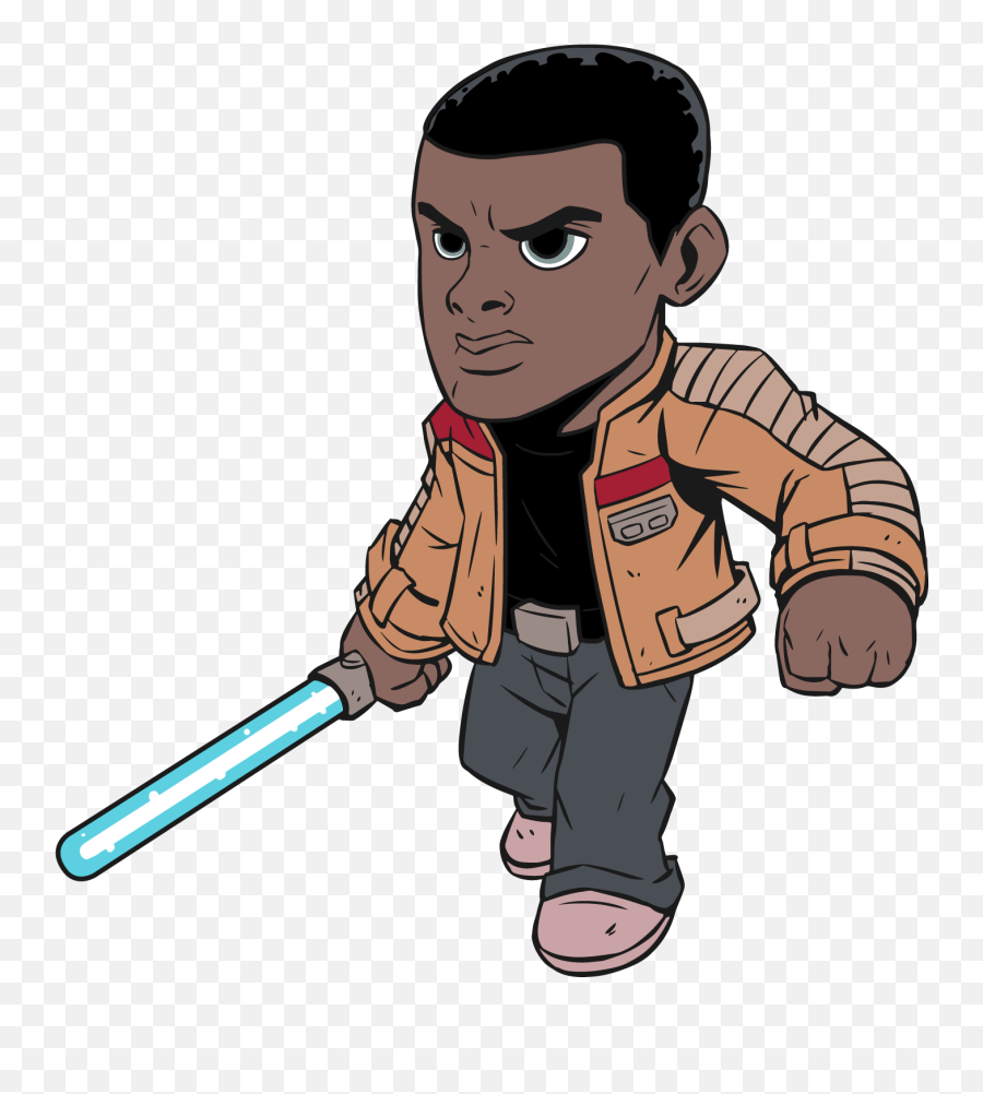 Finn Star Wars - Star Wars Rey Clip Art 1564x1564 Png Star Wars Cartoon Characters Png,Rey Star Wars Png