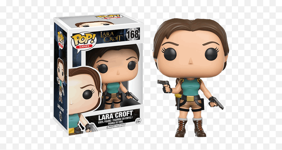 Lara Croft - Figurine Pop Lara Croft Png Download Tomb Raider Funko Pop,Lara Croft Png