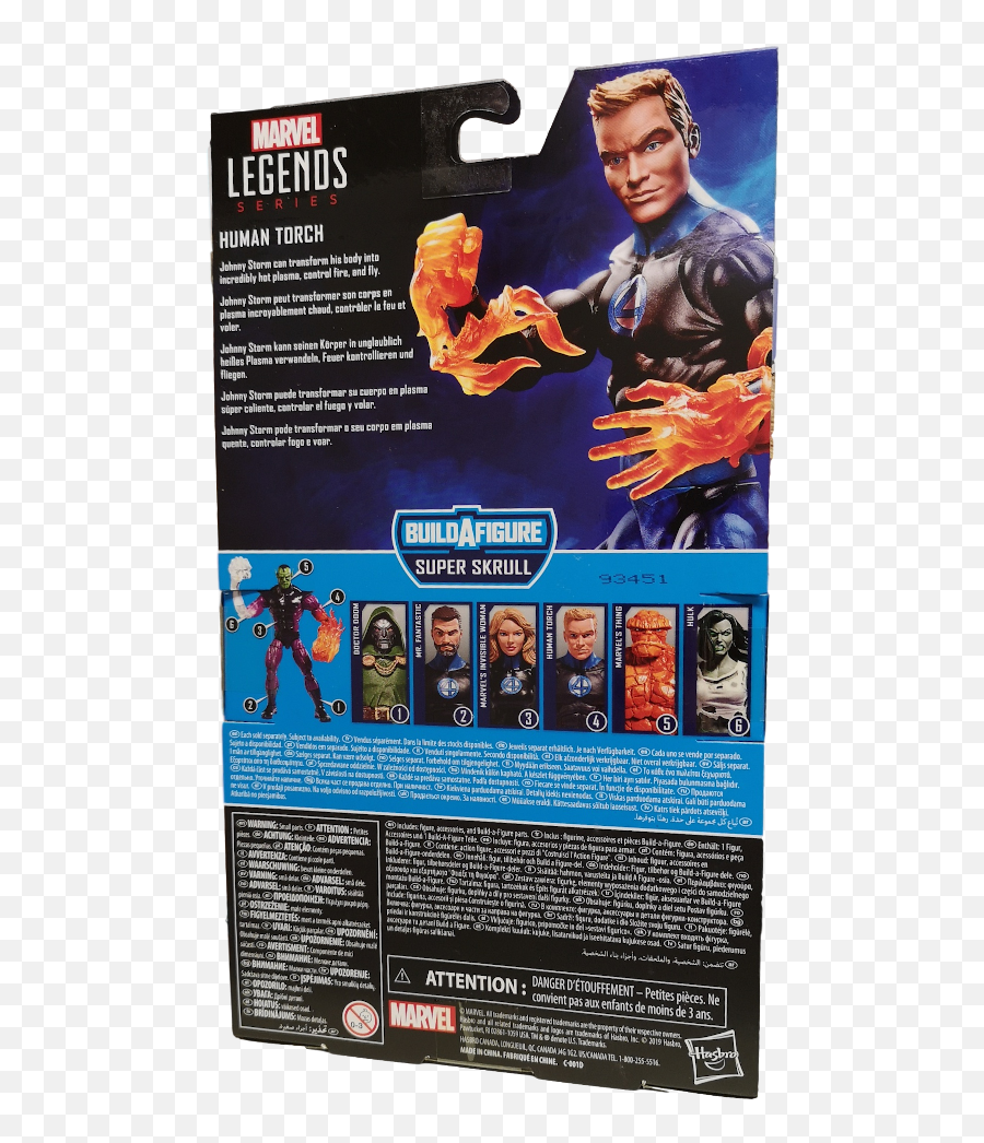 Marvel Legends Human Torch Fantastic Four 6 Inch Figure - Marvel Legends Png,Human Torch Png