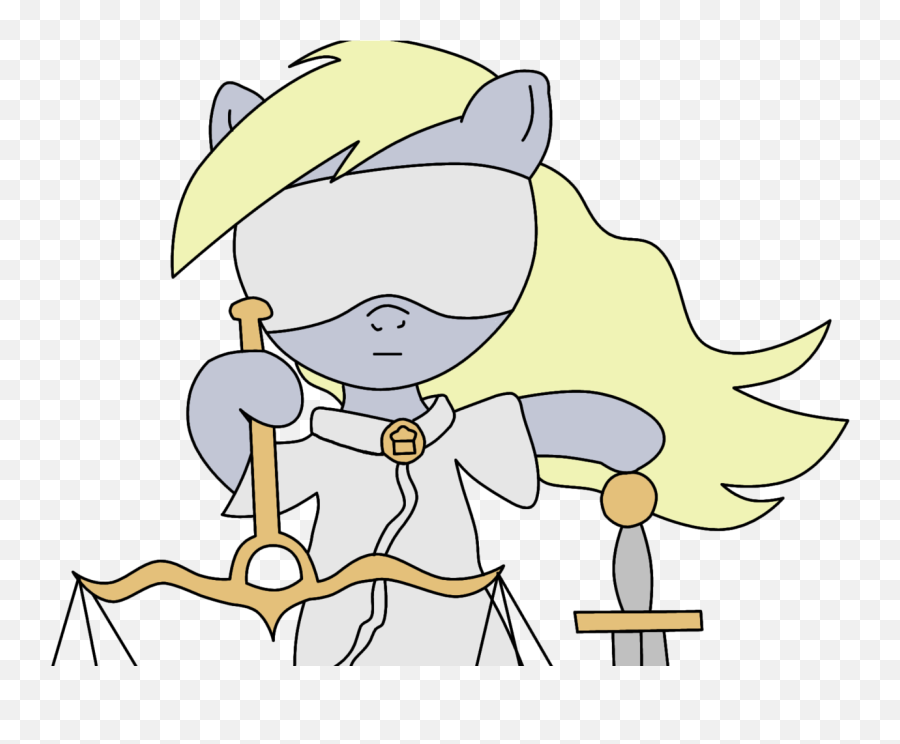 29040 - Artistwrongness Derpy Hooves Female Justice Clip Art Png,Lady Justice Png